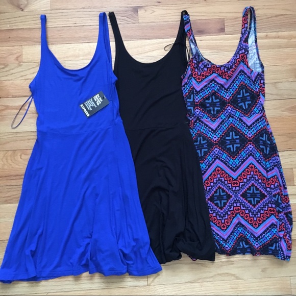 Express Dresses & Skirts - Express Skater/Fit & Flare Dress Bundle!